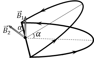  Magnetic field induction at the center of a bent ring 